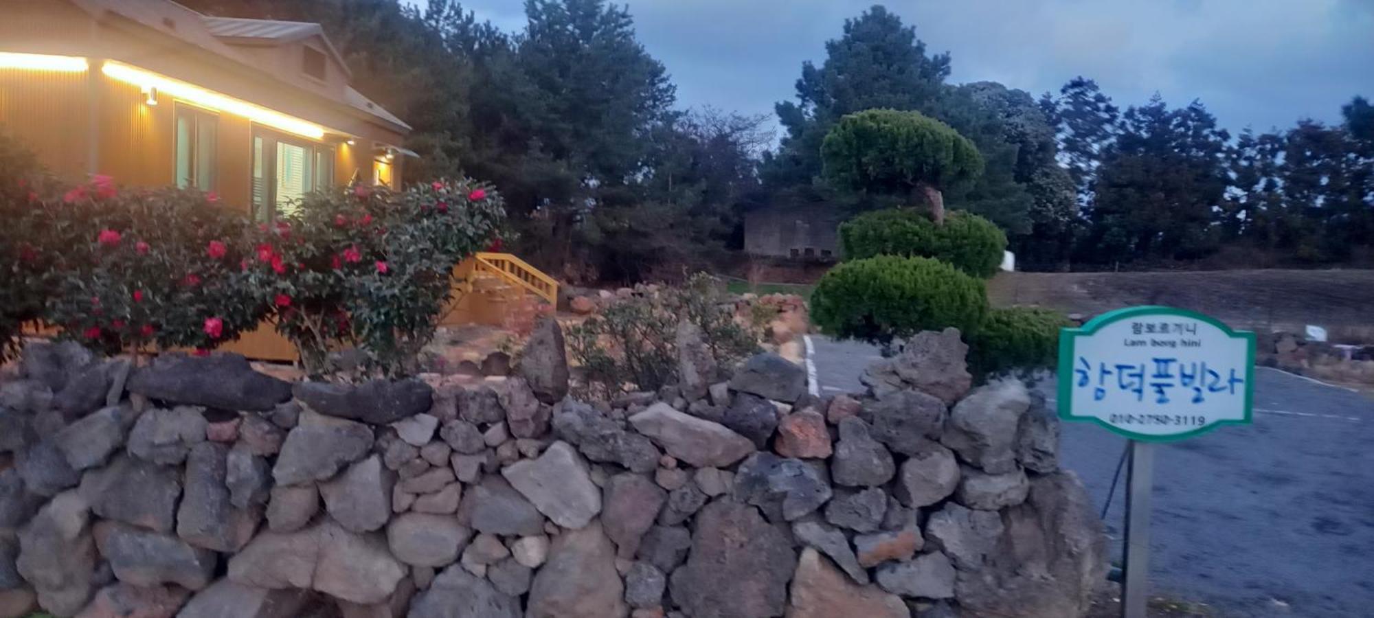 Hamdeok Pool Villa Pension Чечжу Екстер'єр фото
